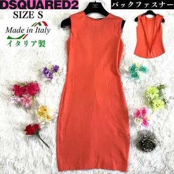DSQUARED2 슬리브리스 원피스 백 지퍼 이탈리아제 S