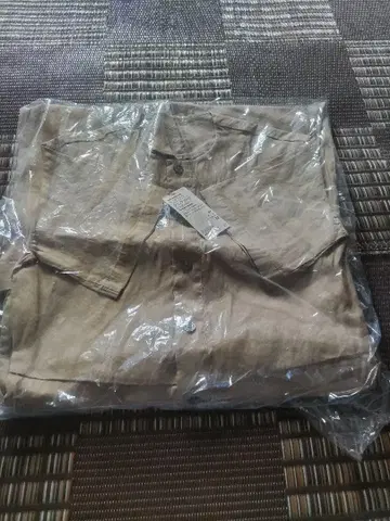 미개봉 새상품 MUJI 헴프 레이온 M 사이즈 점프 수트 베이지
