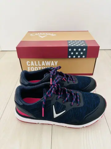 CALLAWAY 골프화 여성용 네이비/핑크 박스 포함 새상품급