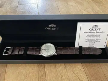 ORIENT 오토매틱 시계 실버 다이얼