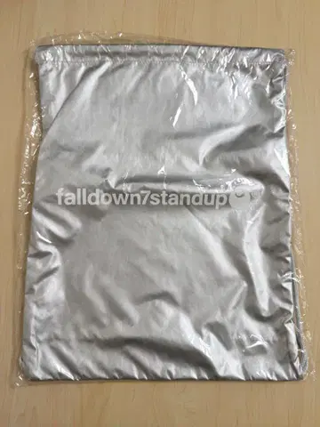 NCT MARK 마크 냅색 헬스장 가방 실버