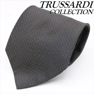 TRUSSARDI Collection 솔리드 넥타이 그린