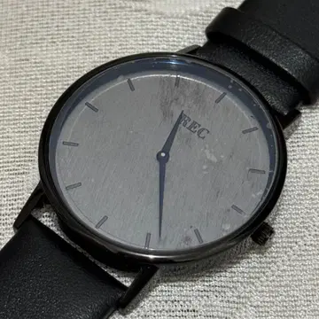 REC 렉 손목시계 40mm L3 Minimalist 새상품 미사용 블랙