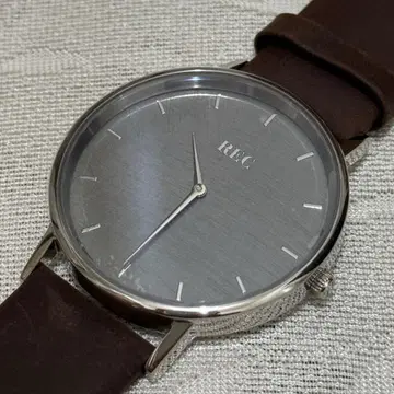REC 렉 손목시계 40mm L1 미니멀리스트 다크 브라운