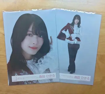 사쿠라자카46 모리타 히카루 브로마이드 왕자 의상 2종 요리 히키