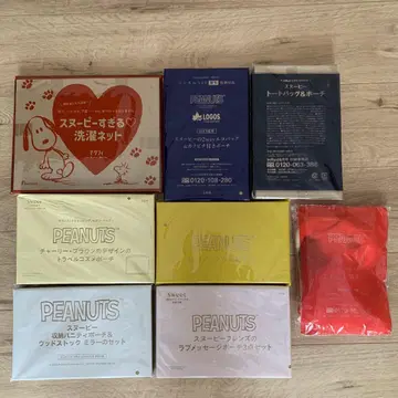 스누피 대량 부록 굿즈 세트