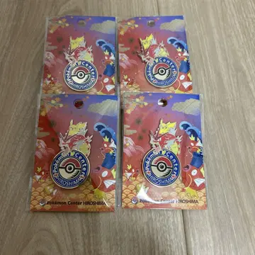 4개 포켓몬 센터 히로시마 로고 핀즈