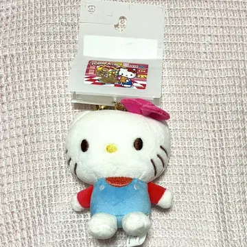 산리오 키티 마스코트 키링 KITTY 핑크 리본