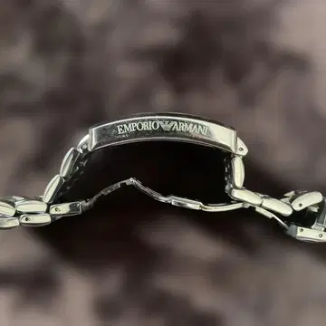 Emporio Armani 메탈 벨트 시계 실버