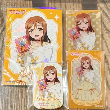 Aqours 구니키다 하나마루 게이머즈 브로마이드 캔뱃지 클리어 카드