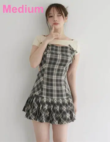 Karen check mini dress 앤드 마리
