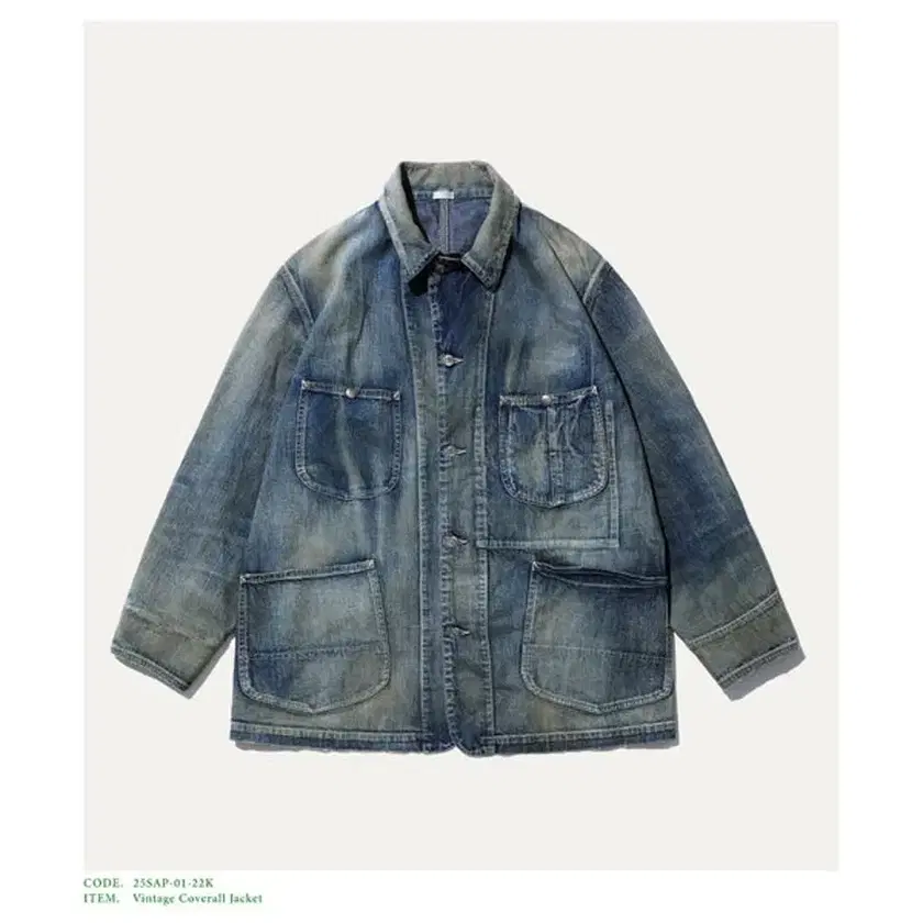 ジャケット・アウター A.PRESSE 22SS COVERALL JACKET size3 A.PRESSE 22SS COVERALL JACKET size3