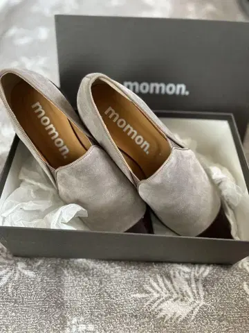 momon. 스웨이드 로퍼 24.5cm
