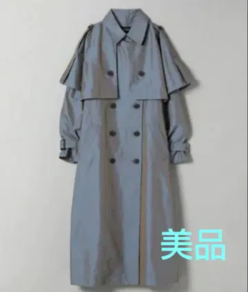 JEANASIS 지나시스 샴브레이 2way 트렌치 블루
