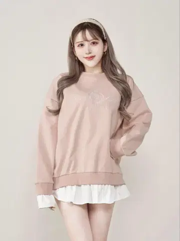 Darich Club 맨투맨 상의 PINK