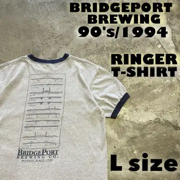 90's/1994 BRIDGEPORT BREWING 술 링거 티셔츠