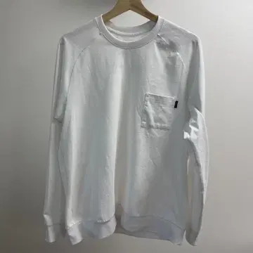 THE NORTH FACE 화이트 긴팔 티셔츠 L