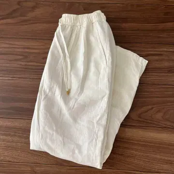 새상품급 그린 라벨 리클라이징 * 린넨 팬츠