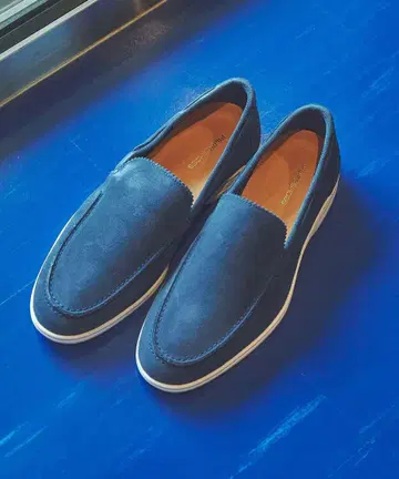 FILIPE SHOES 뱀프 슬립온 네이비