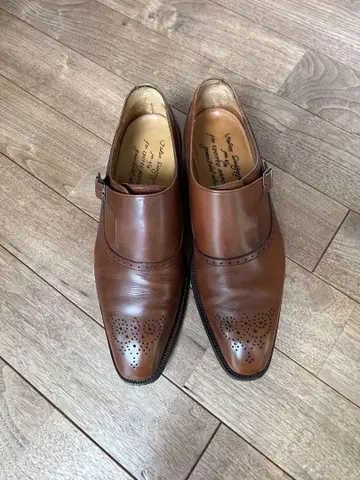 잘란 스리와야 비즈니스 슈즈 메달리온 플레인토 브라운 25cm