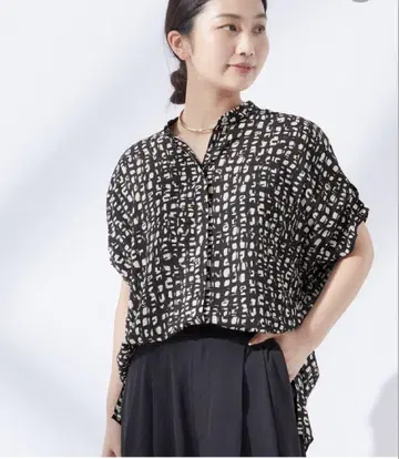 JOURNAL STANDARD L'ESSAGE 라메 모노톤 셔츠