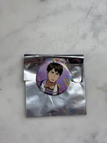 하이큐 팬 파크 하이도리 캔뱃지 우시지마 와카토시 d
