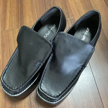 Marfnof 블랙 플랫폼 힐 LL 사이즈