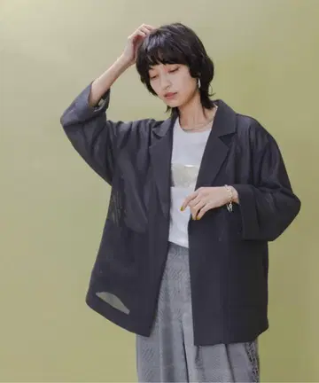Eimee Law 메쉬 테일러드 러프 자켓