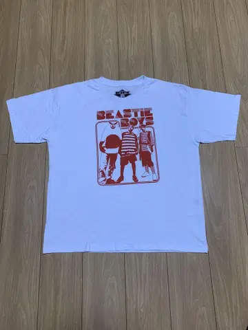 BEASTIE BOYS 그래픽 티셔츠 화이트 L