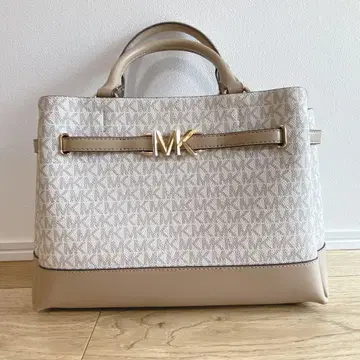 Michael Kors 베이지 화이트 핸드백