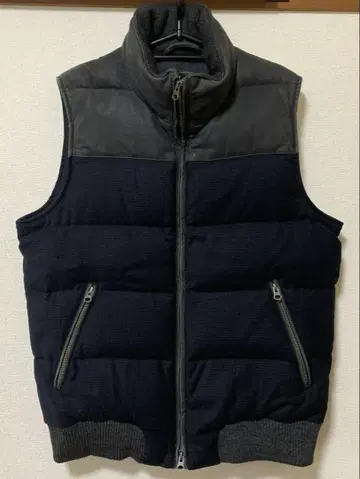 UNITED ARROWS 다운 베스트 네이비