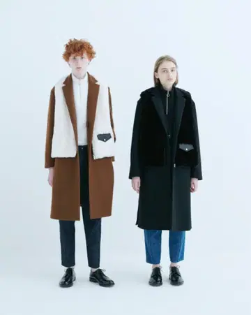 18-19AW CULLNI 슬릿 슬랙스