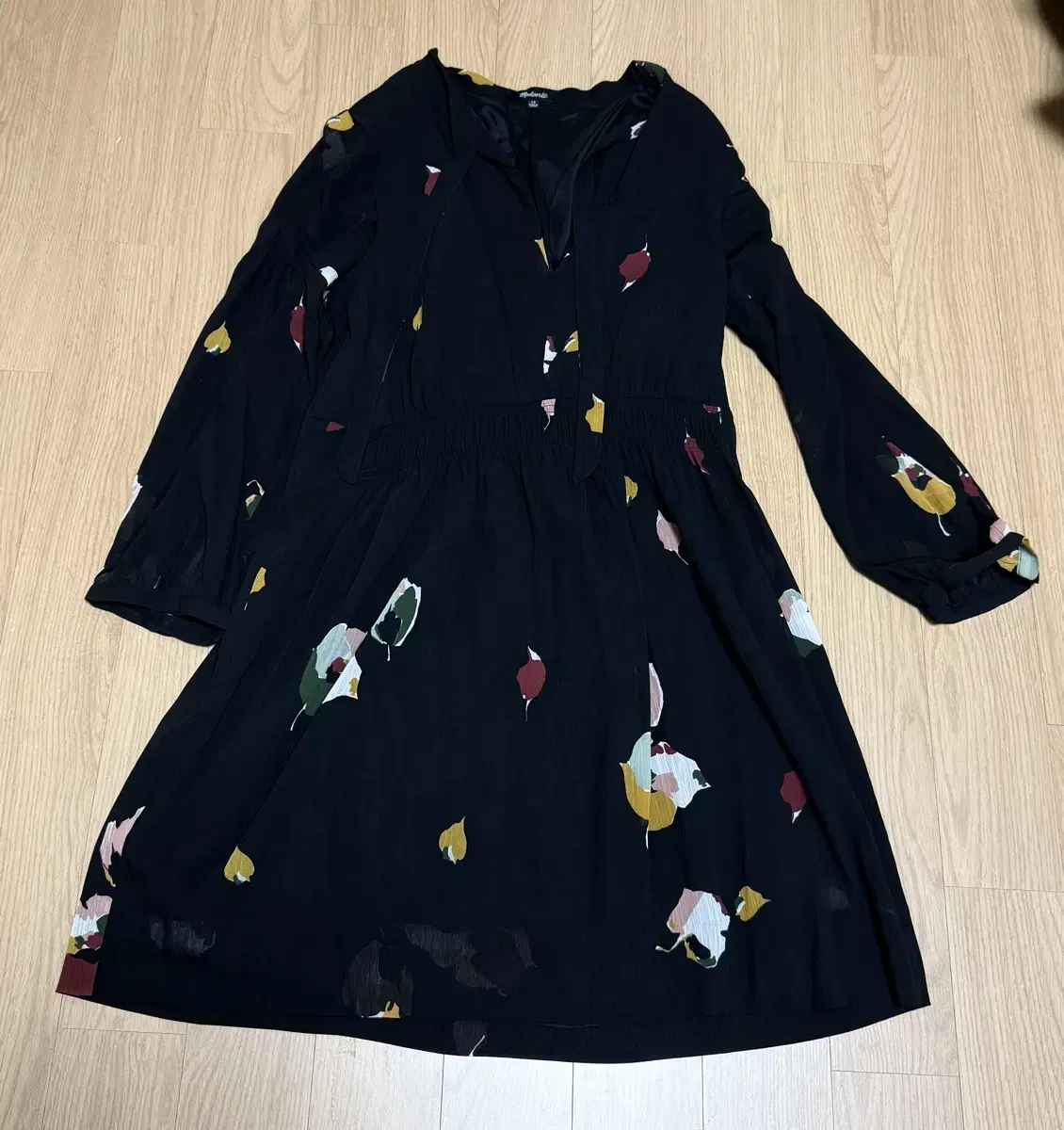 Madwell Black Floral Onepiece