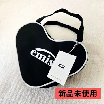 emis 하트형 핸드백 블랙 미사용 새상품