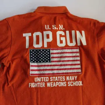 아비렉스 TOP GUN 피케 셔츠