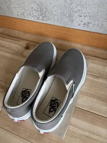 Vans 그레이 슬립온 (24cm)