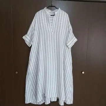 JOURNAL STANDARD 텔레데란 60 린넨 반팔 A 라인 원피스