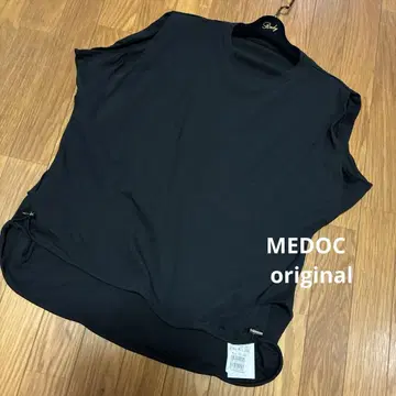 MEDOC 티셔츠 블랙 민소매 9호 코튼 야마다야