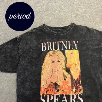 P1930 BRITNEY SPEARS 아티스트 티셔츠 구제 의류