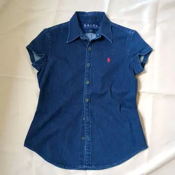 Ralph Lauren 다크 블루 피케 셔츠 반팔