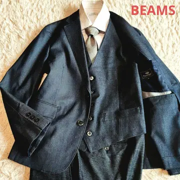 빔즈 셋업 쓰리피스 데님 인디고 블루 M 상당