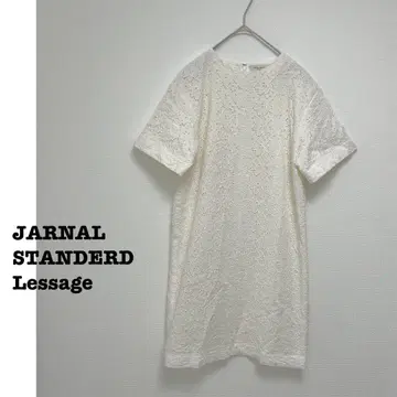 JOURNAL STANDARD 레이스 반팔 원피스 튜닉