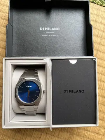 D1 MILANO 쿼츠 손목시계 블루