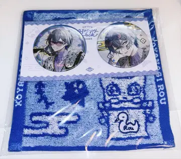 니지산지 Happy pack 2025 코야나기 로우 캔뱃지 손수건