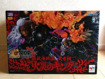 미개봉 ONE PIECE P.O.P 백수 해적단 대간판 화재의 킹 피규어