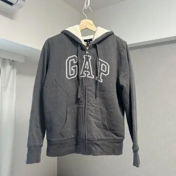 GAP 플리스 안감 후드티 M 사이즈 그레이