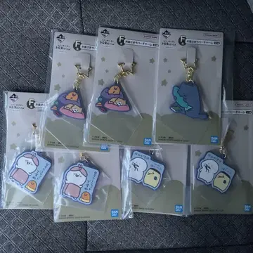 제일복권 문구와 함께 F상 러버 참 7종 묶음 판매