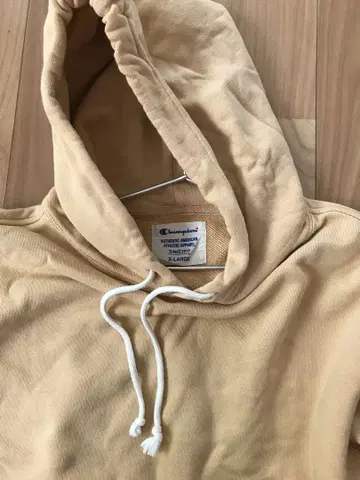 챔피온 후드티 XL 베이지