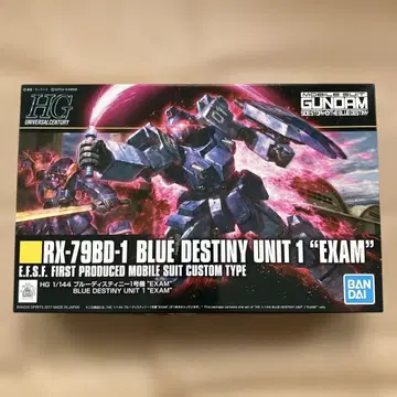 HG 블루 디스티니 1호기 RX-79BD-1 EXAM