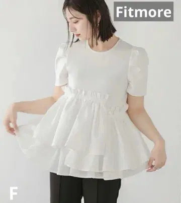 Fitmore 핏모어 페플럼 탑